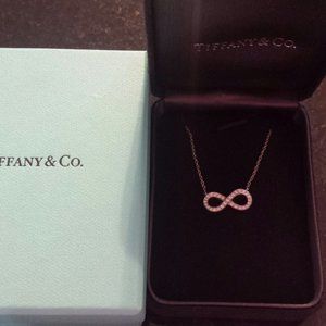 Tiffany infinity diamond necklace